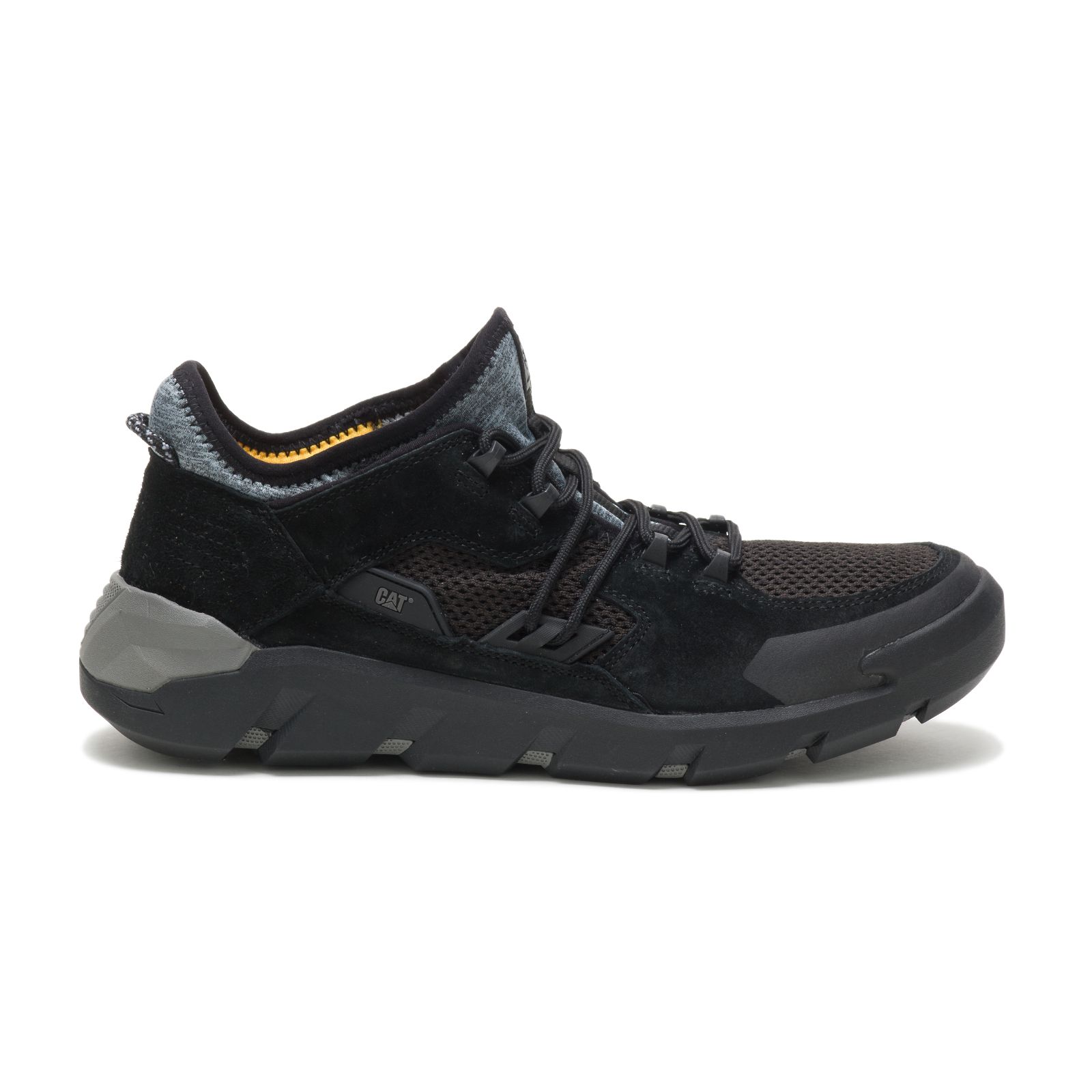 Caterpillar Shoes Lahore - Caterpillar Crail Mens Sneakers Black (923457-YIS)